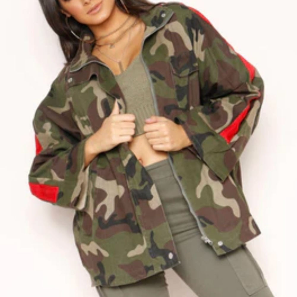 EXPRESS  Camo Jacket Sz M/L